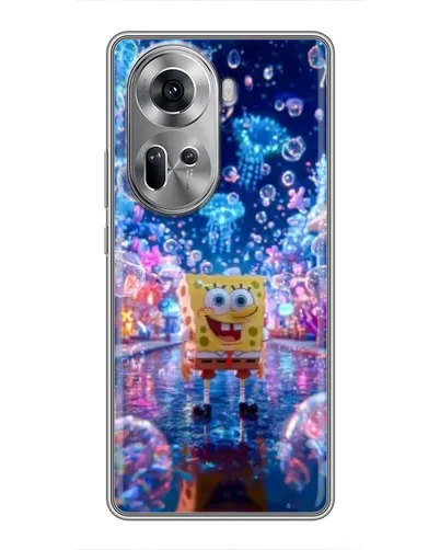 Чехол для OPPO Reno 11 5G с картинкой «Неоновый океан»