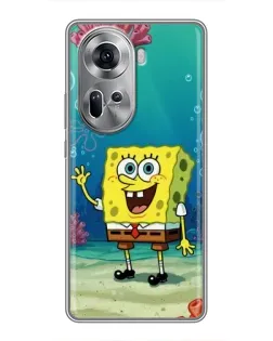 Чехол для OPPO Reno 11 5G с картинкой «Подводный привет»