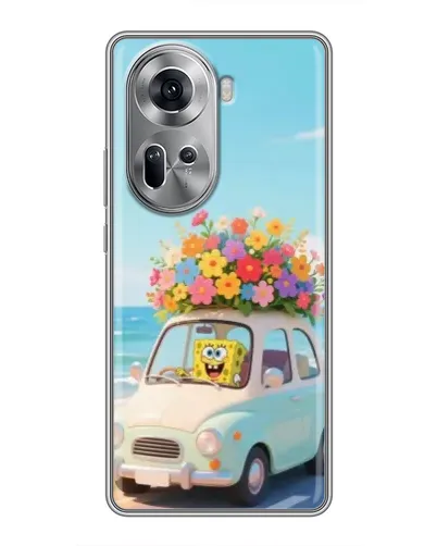 Чехол для OPPO Reno 11 5G с картинкой «Автомобильное путешествие»