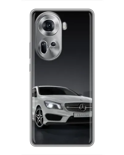 Чехол для OPPO Reno 11 5G с картинкой «Mercedes AMG GT Silver» Чехол для OPPO Reno 11 5G с картинкой «Mercedes AMG GT Silver»