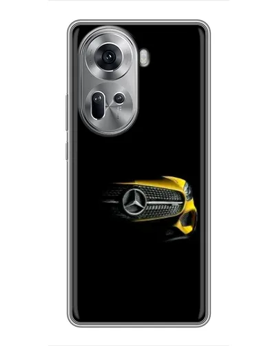 Чехол для OPPO Reno 11 5G с картинкой «Mercedes — ретро стиль» Чехол для OPPO Reno 11 5G с картинкой «Mercedes — ретро стиль»