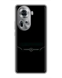Чехол для OPPO Reno 11 5G с картинкой «Mercedes Stealth Look»