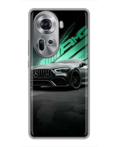 Чехол для OPPO Reno 11 5G с картинкой «Темный Mercedes AMG» Чехол для OPPO Reno 11 5G с картинкой «Темный Mercedes AMG»