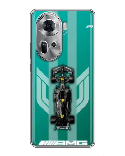 Чехол для OPPO Reno 11 5G с картинкой «Mercedes AMG Petronas» Чехол для OPPO Reno 11 5G с картинкой «Mercedes AMG Petronas»