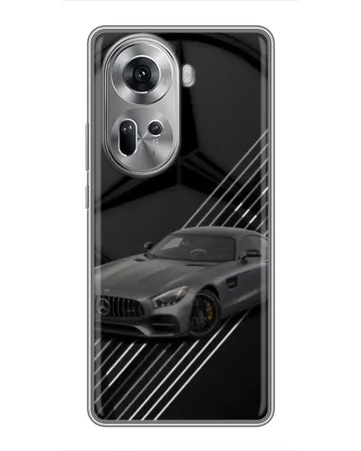 Чехол для OPPO Reno 11 5G с картинкой «Mercedes AMG — графика» Чехол для OPPO Reno 11 5G с картинкой «Mercedes AMG — графика»