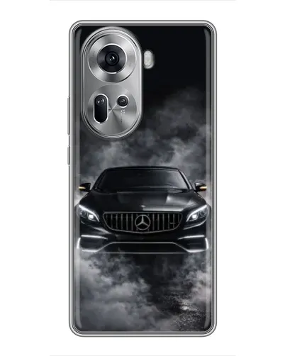 Чехол для OPPO Reno 11 5G с картинкой «Mercedes в дыму» Чехол для OPPO Reno 11 5G с картинкой «Mercedes в дыму»