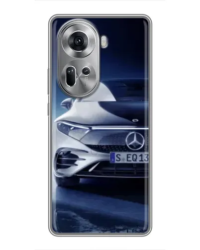 Чехол для OPPO Reno 11 5G с картинкой «Mercedes EQ — будущее» Чехол для OPPO Reno 11 5G с картинкой «Mercedes EQ — будущее»