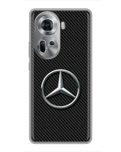 Чохол для OPPO Reno 11 5G з картинкою «Карбоновий Mercedes стиль» Чохол для OPPO Reno 11 5G з картинкою «Карбоновий Mercedes стиль»