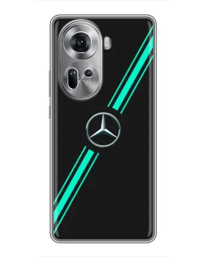 Чохол для OPPO Reno 11 5G з картинкою «Спортивні лінії Mercedes» Чохол для OPPO Reno 11 5G з картинкою «Спортивні лінії Mercedes»