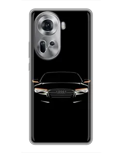Чохол для OPPO Reno 11 5G з картинкою «Audi — нічний контур» Чохол для OPPO Reno 11 5G з картинкою «Audi — нічний контур»