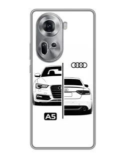 Чохол для OPPO Reno 11 5G з картинкою «Audi — контрастний дизайн» Чохол для OPPO Reno 11 5G з картинкою «Audi — контрастний дизайн»