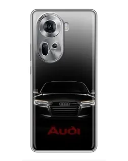 Чохол для OPPO Reno 11 5G з картинкою «Audi — градієнтний контур» Чохол для OPPO Reno 11 5G з картинкою «Audi — градієнтний контур»