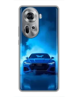Чохол для OPPO Reno 11 5G з картинкою «Audi — блакитна енергія» Чохол для OPPO Reno 11 5G з картинкою «Audi — блакитна енергія»