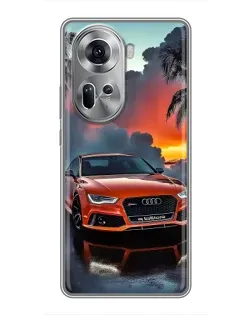 Чохол для OPPO Reno 11 5G з картинкою «Audi — захід сонця» Чохол для OPPO Reno 11 5G з картинкою «Audi — захід сонця»