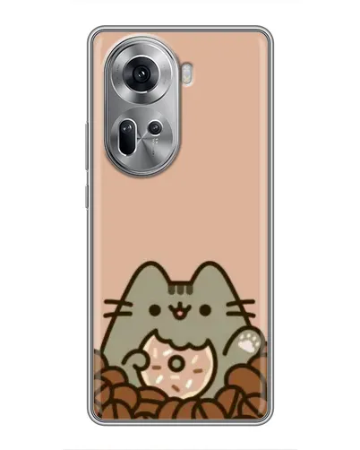 Чехол для OPPO Reno 11 5G с картинкой «Кофейный Пушин» Чехол для OPPO Reno 11 5G с картинкой «Кофейный Пушин»