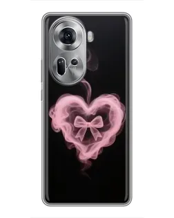 Чехол для OPPO Reno 11 5G с картинкой «Дымчатое сердце»