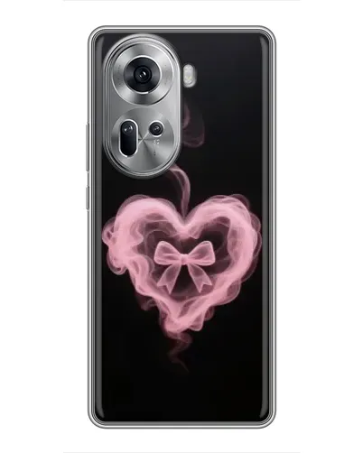 Чехол для OPPO Reno 11 5G с картинкой «Дымчатое сердце»