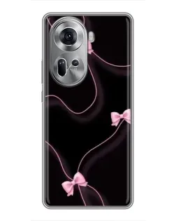 Чехол для OPPO Reno 11 5G с картинкой «Розовые ленты» Чехол для OPPO Reno 11 5G с картинкой «Розовые ленты»