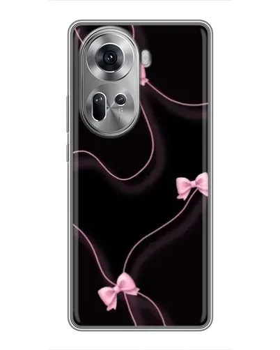 Чехол для OPPO Reno 11 5G с картинкой «Розовые ленты»