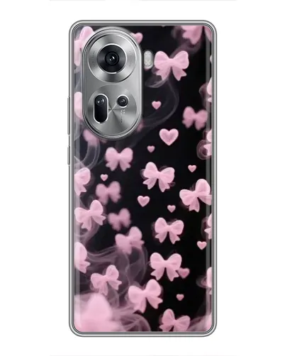Чехол для OPPO Reno 11 5G с картинкой «Неоновое кружево»