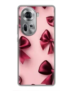 Чехол для OPPO Reno 11 5G с картинкой «Бордовый атлас» Чехол для OPPO Reno 11 5G с картинкой «Бордовый атлас»