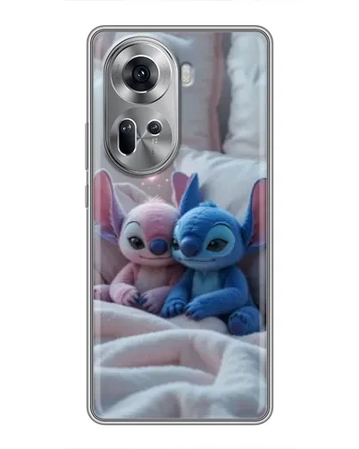 Чохол для OPPO Reno 11 5G з картинкою «Плюшеві Стіч Ангел»