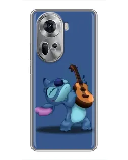 Чохол для OPPO Reno 11 5G з картинкою «Стіч з укулеле»