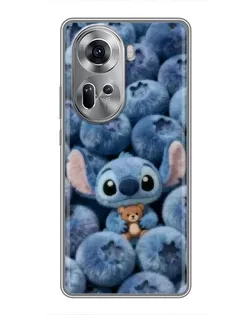 Чохол для OPPO Reno 11 5G з картинкою «Стіч та лохина»