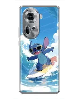 Чохол для OPPO Reno 11 5G з картинкою «Стіч на хвилі»