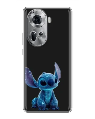 Чохол для OPPO Reno 11 5G з картинкою «Стіч на чорному»