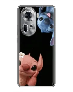 Чохол для OPPO Reno 11 5G з картинкою «Фіолетовий туман троянд»