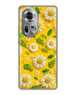 Чехол для OPPO Reno 11 5G с картинкой «Ромашковое солнце»