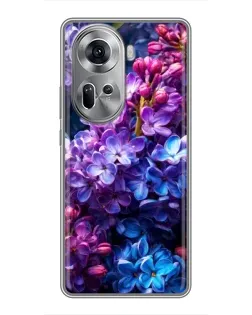 Чехол для OPPO Reno 11 5G с картинкой «Сиреневый цвет»