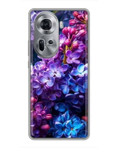 Чехол для OPPO Reno 11 5G с картинкой «Сиреневый цвет»