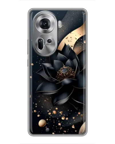 Чехол для OPPO Reno 11 5G с картинкой «Черный лотос»