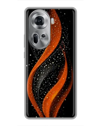 Чехол для OPPO Reno 11 5G с картинкой «Огненная звездная волна»