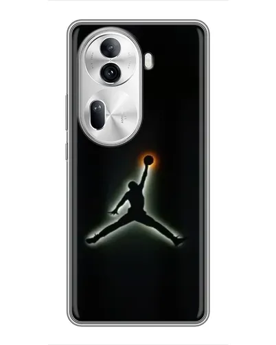 Чехол для OPPO Reno 11 Pro 5G с картинкой «Jordan Gradient Logo»