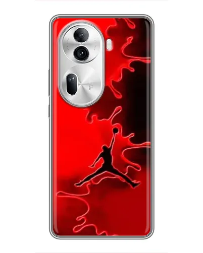 Чехол для OPPO Reno 11 Pro 5G с картинкой «Jordan Red Smoke»