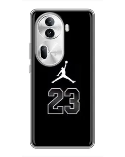 Чехол для OPPO Reno 11 Pro 5G с картинкой «Jordan Flight 23»