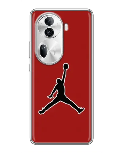 Чехол для OPPO Reno 11 Pro 5G с картинкой «Jordan Red Back»