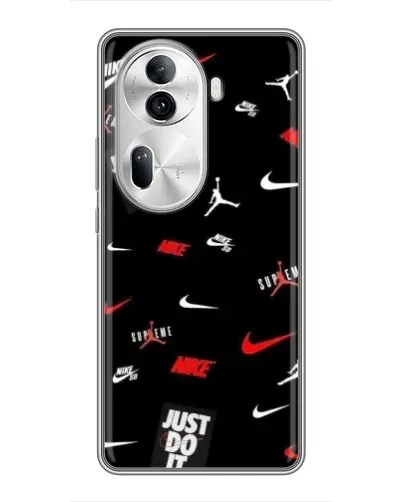 Чехол для OPPO Reno 11 Pro 5G с картинкой «Nike Mix Pattern»