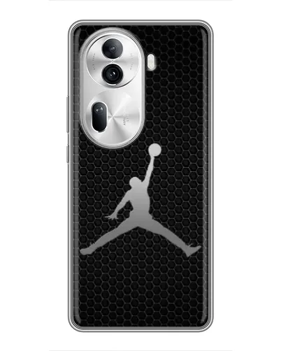 Чехол для OPPO Reno 11 Pro 5G с картинкой «Jordan Dark Carbon»