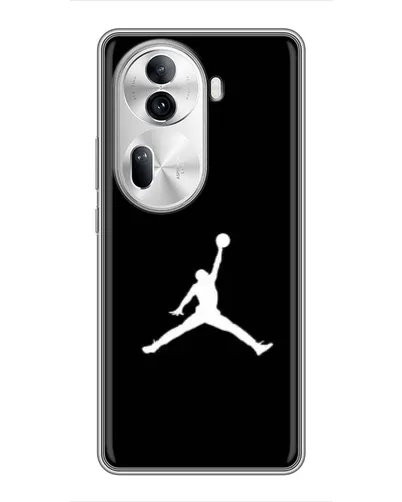 Чехол для OPPO Reno 11 Pro 5G с картинкой «Jordan Silhouette»