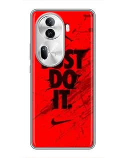 Чехол для OPPO Reno 11 Pro 5G с картинкой «Nike Just Do It»