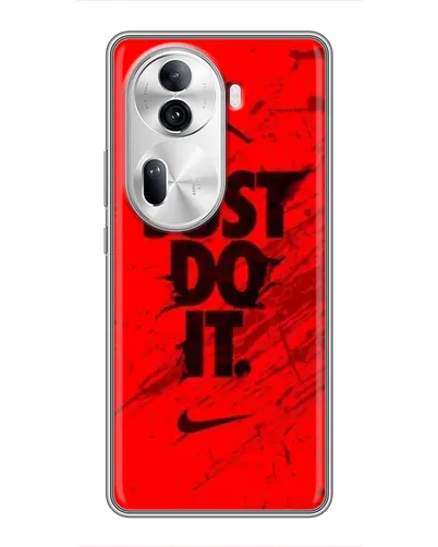 Чехол для OPPO Reno 11 Pro 5G с картинкой «Nike Just Do It»