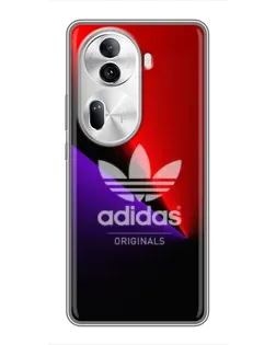 Чехол для OPPO Reno 11 Pro 5G с картинкой «Adidas Red Neon» Чехол для OPPO Reno 11 Pro 5G с картинкой «Adidas Red Neon»