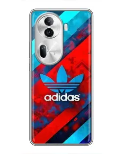 Чехол для OPPO Reno 11 Pro 5G с картинкой «Абстракция Adidas»