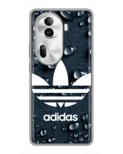 Чехол для OPPO Reno 11 Pro 5G с картинкой «Adidas Trefoil Blue»