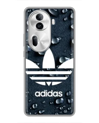 Чехол для OPPO Reno 11 Pro 5G с картинкой «Adidas Trefoil Blue»