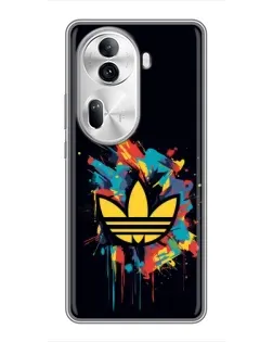 Чехол для OPPO Reno 11 Pro 5G с картинкой «Adidas Splash»